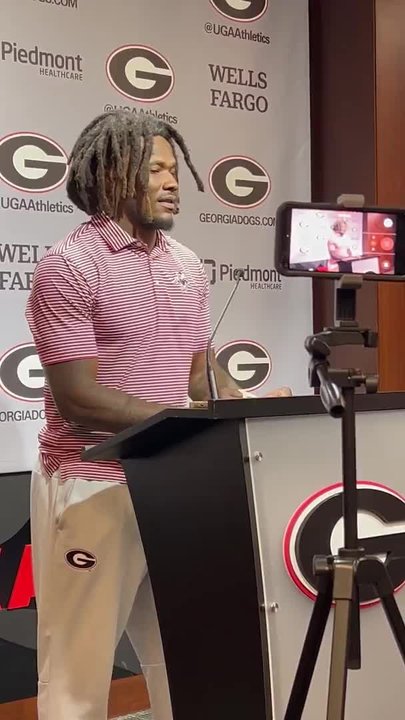 Georgia linebacker Raylen Wilson on the challenge of Florida's Jadan Baugh