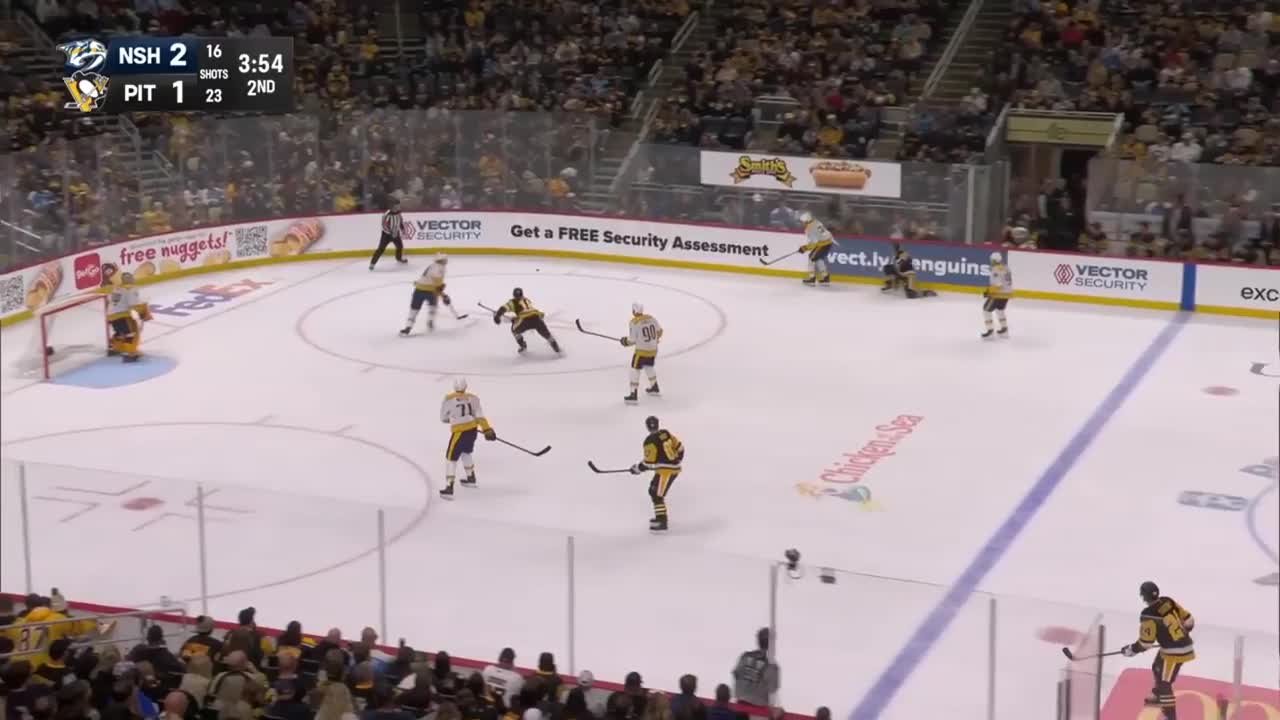 Jayden Struble with a Hit vs. Pittsburgh Penguins