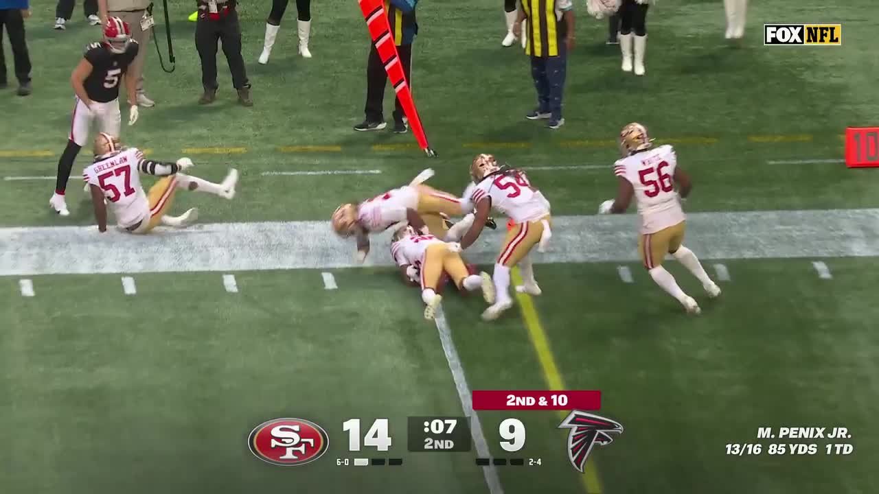 Michael Penix Jr.'s best plays from 3-TD, 213-yard game vs. 49ers Week 7