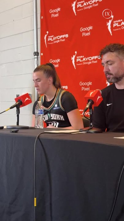 Breanna Stewart, Sabrina Ionescu talk pivoting after Game 1 loss to Dream