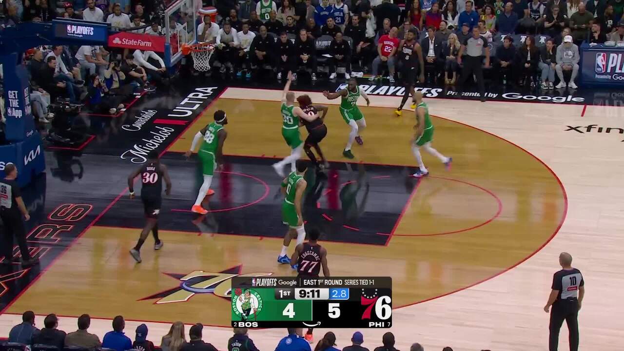 Adem Bona slams it home