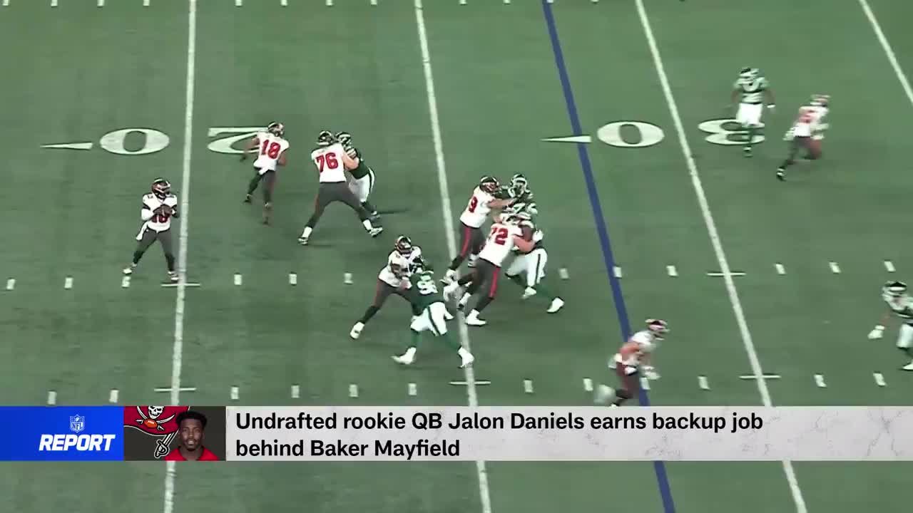Undrafted rookie Jalon Daniels secured the number two QB spot 'The NFL Report'