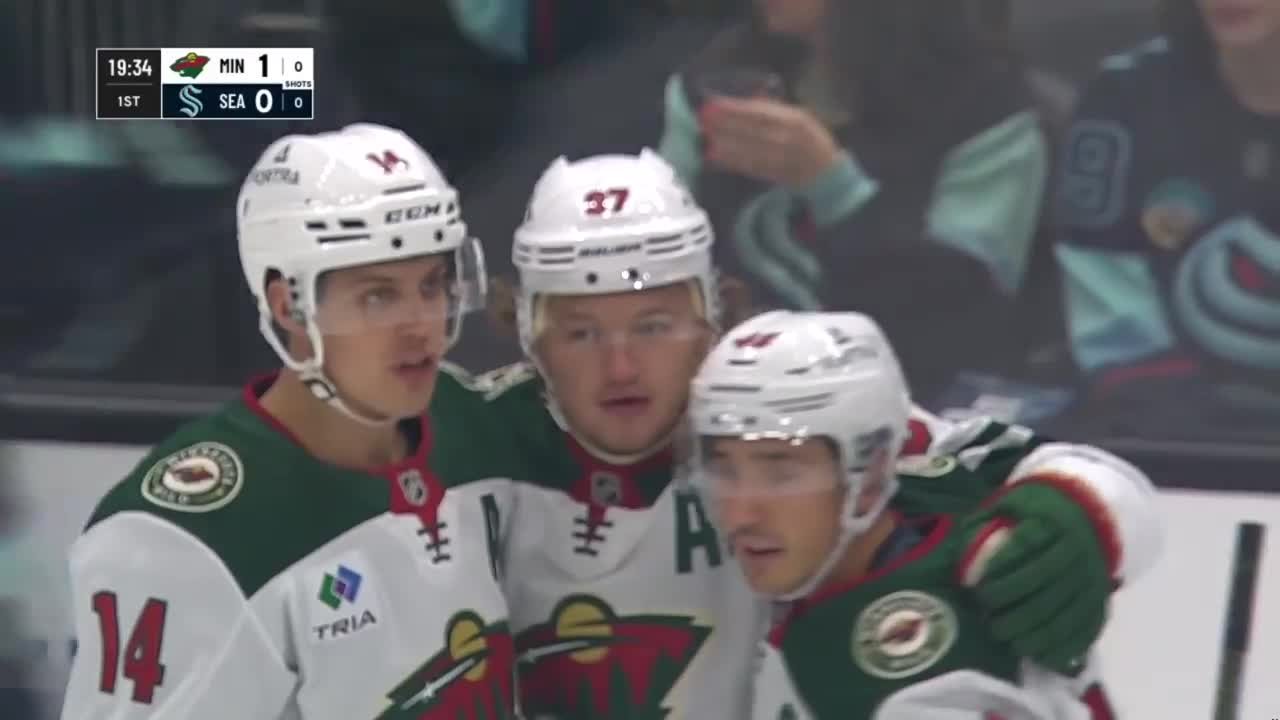 Kirill Kaprizov with a Goal vs. Seattle Kraken
