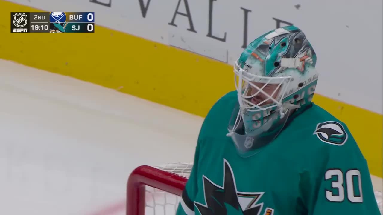 Olen Zellweger with a Goal vs. San Jose Sharks
