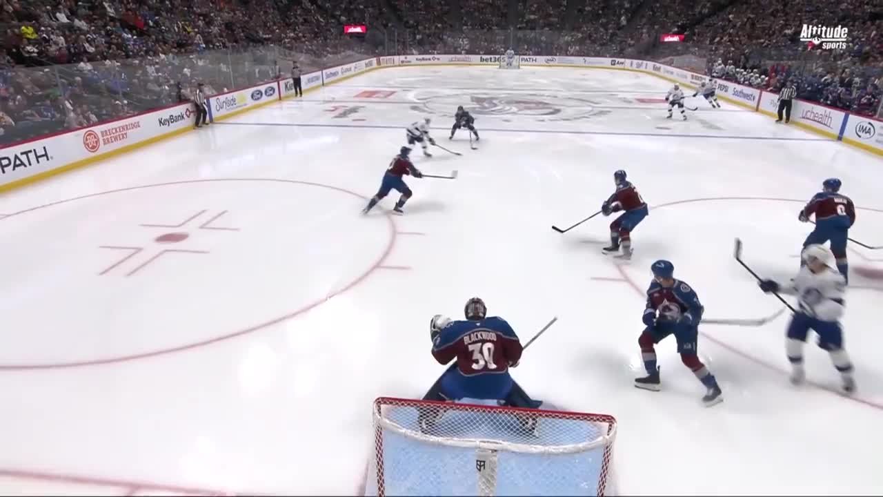 Mackenzie Blackwood with a Goalie Save vs. Tampa Bay Lightning