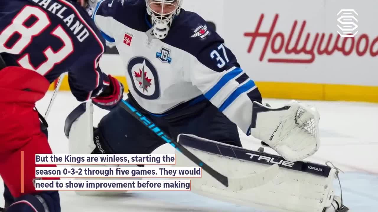 Kings Explore Trade for Jets Goalie Connor Hellebuyck as Rivals Circle