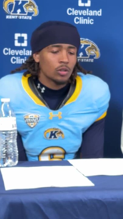 Kent State wide receiver Wayne Harris on his big day vs. Akron. Video
