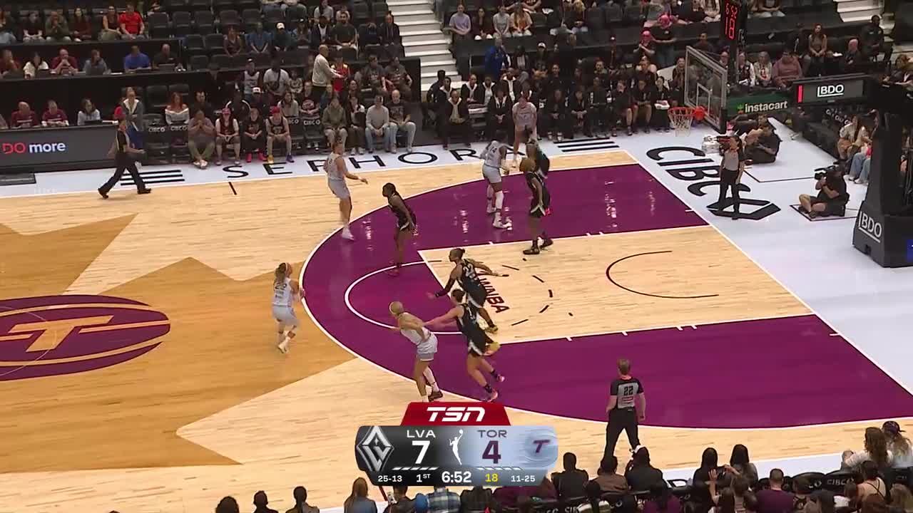 Julie Allemand Top 3-pointers vs. Las Vegas Aces