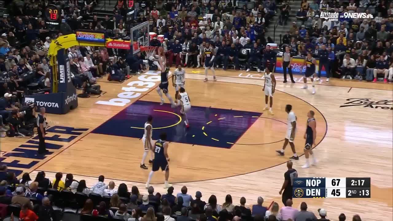Christian Braun hammers it home