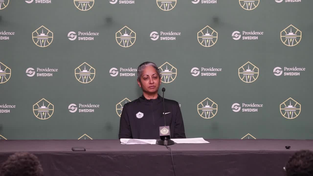 SEA vs LAS Postgame Presser: Coach Sonia Raman