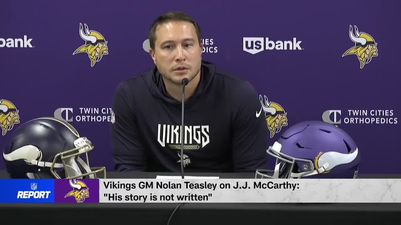 Vikings GM Teasley on McCarthy: 'His story is not written' 'The NFL Report'