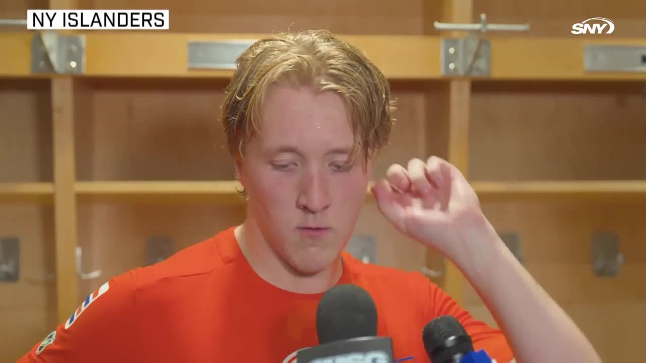 Peter DeBoer, Simon Holmstrom and Bo Horvat on 'gritty' Islanders road win in Toronto