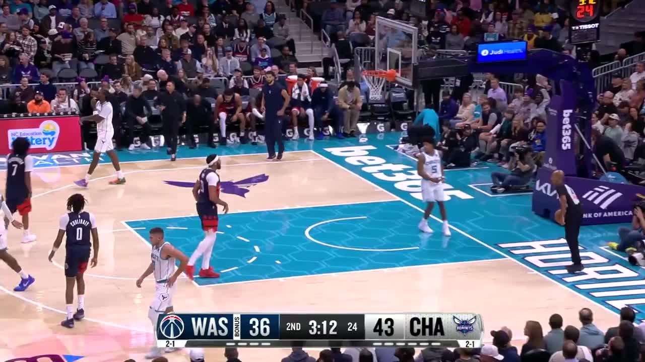 Charlotte Hornets vs. Washington Wizards - Game Highlights