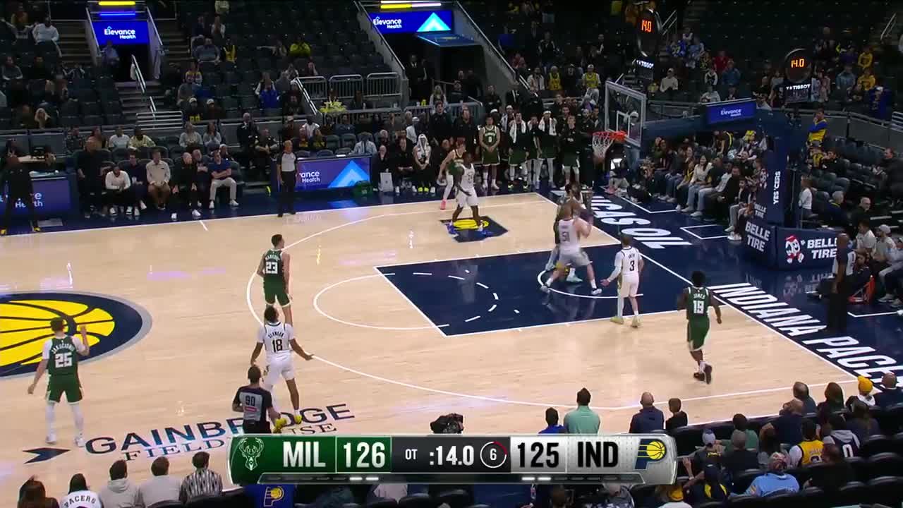 Indiana Pacers vs. Milwaukee Bucks - Game Highlights