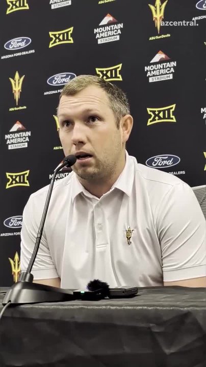 ASU football coach Kenny Dillingham on his team being an underdog