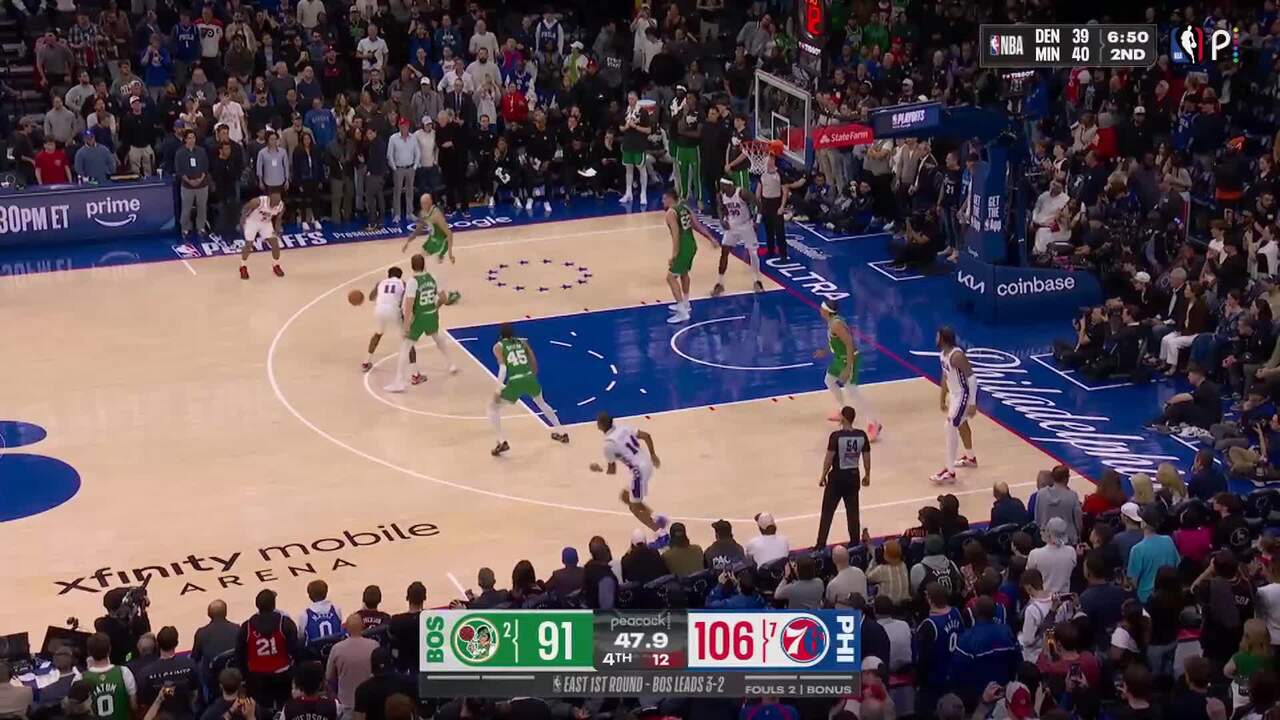 Jordan Walsh with the flush