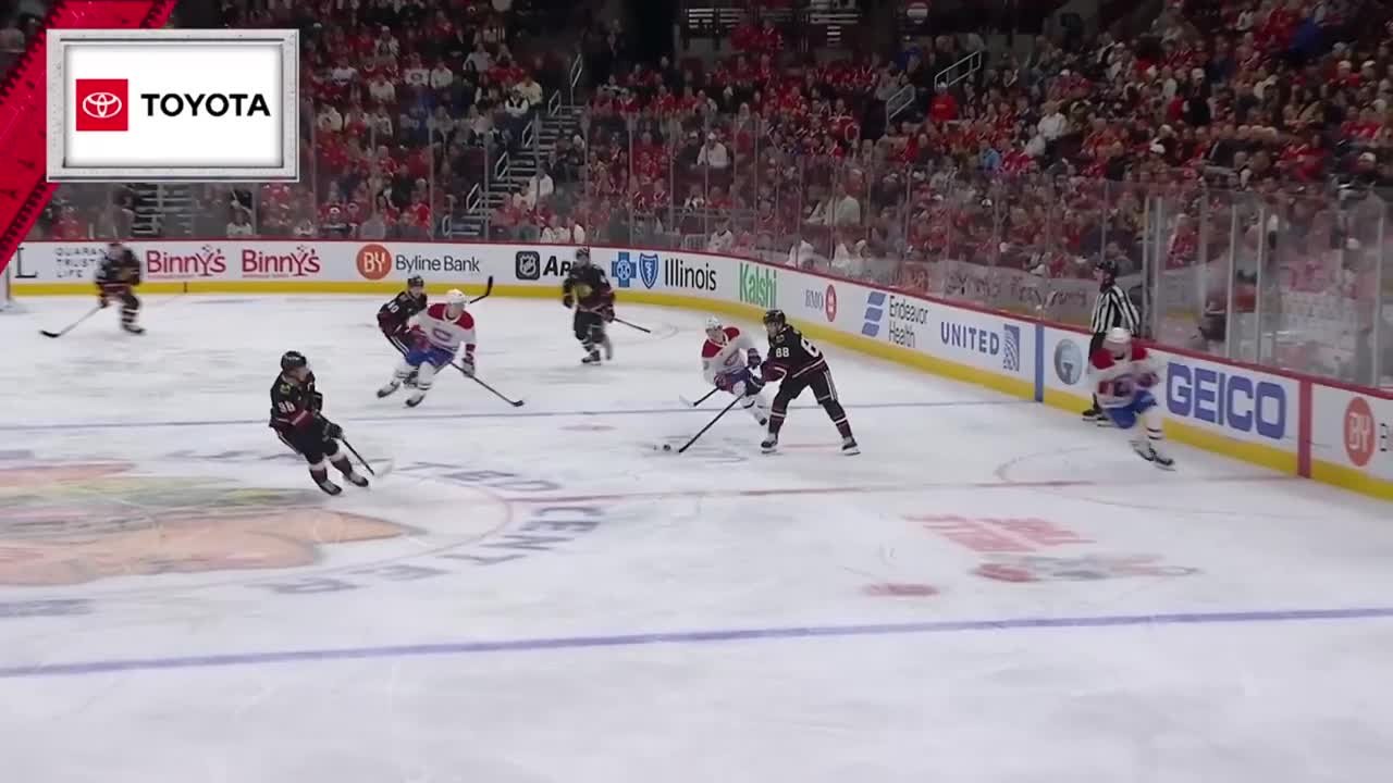 Connor Bedard with a Goal vs. Montréal Canadiens