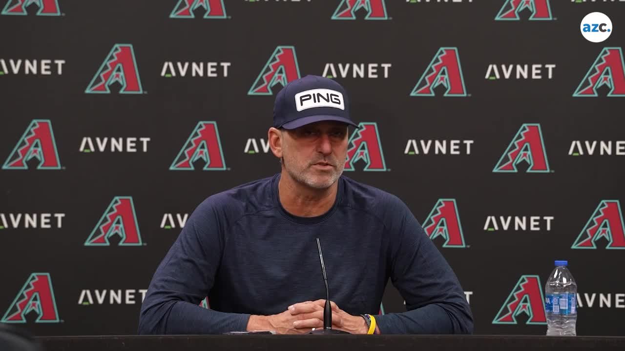 Arizona Diamondbacks news conference with Torey Lovullo and Mike Hazen