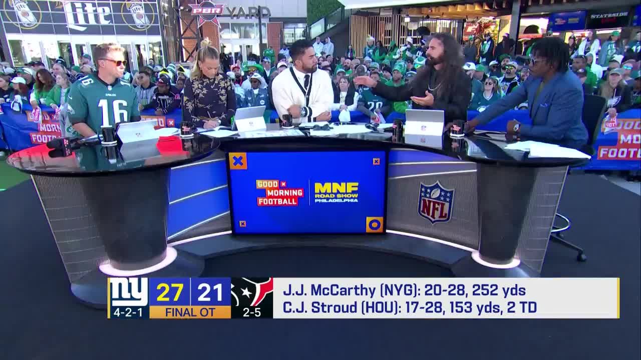 Thoughts on Giants Week 7 OT win vs. Texans 'GMFB'
