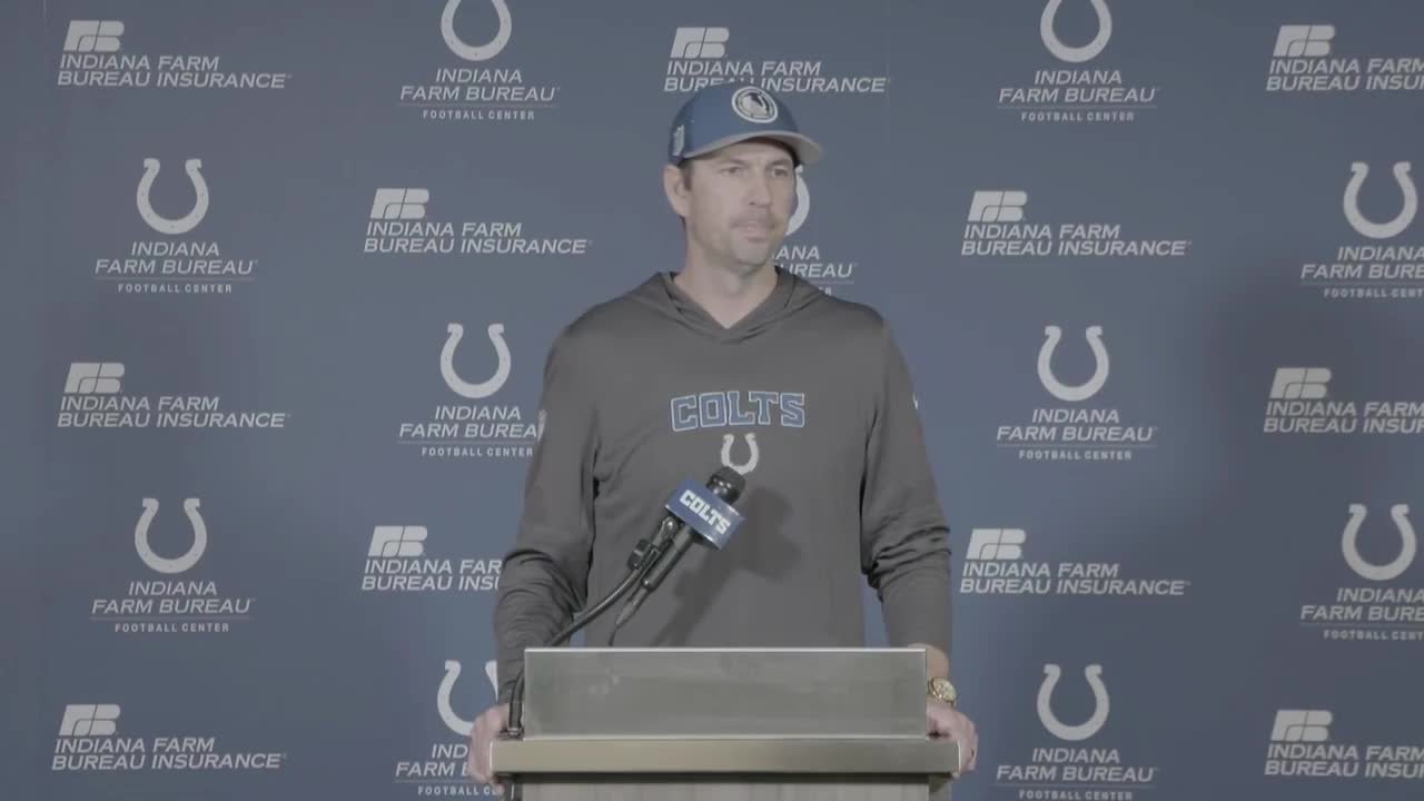 Shane Steichen addresses recent roster changes on the Colts