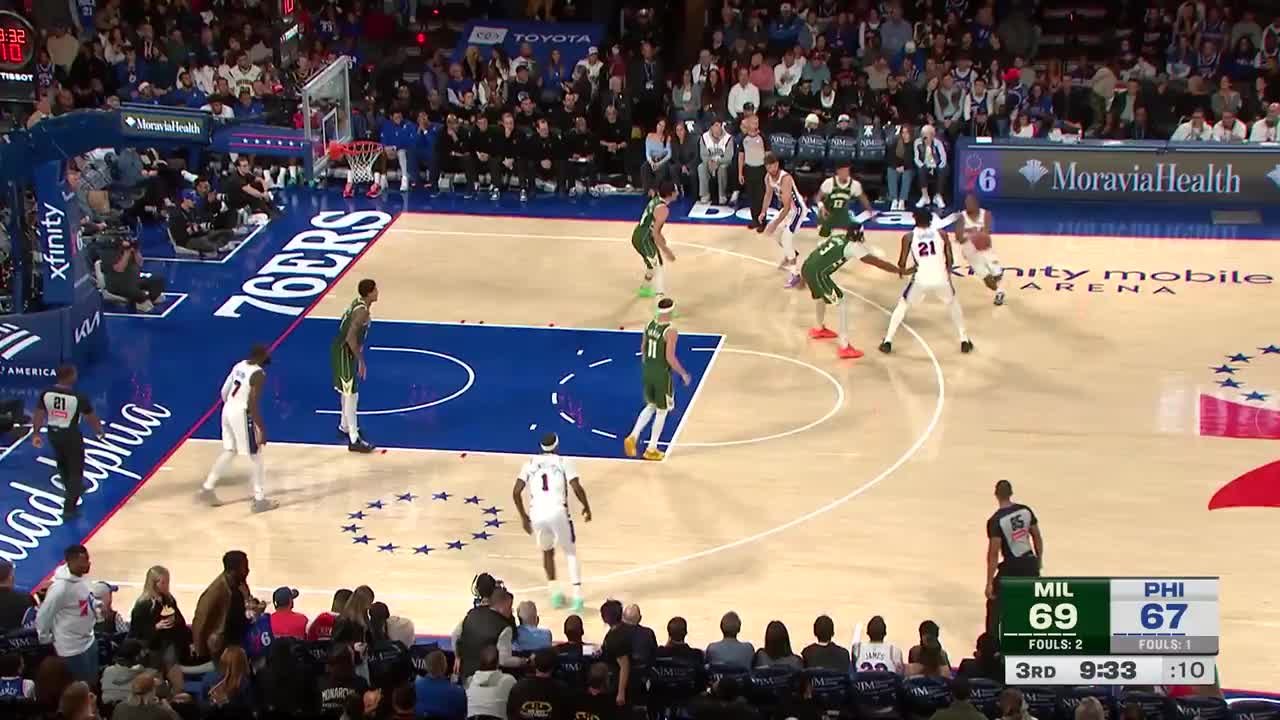 Philadelphia 76ers vs. Milwaukee Bucks - Game Highlights