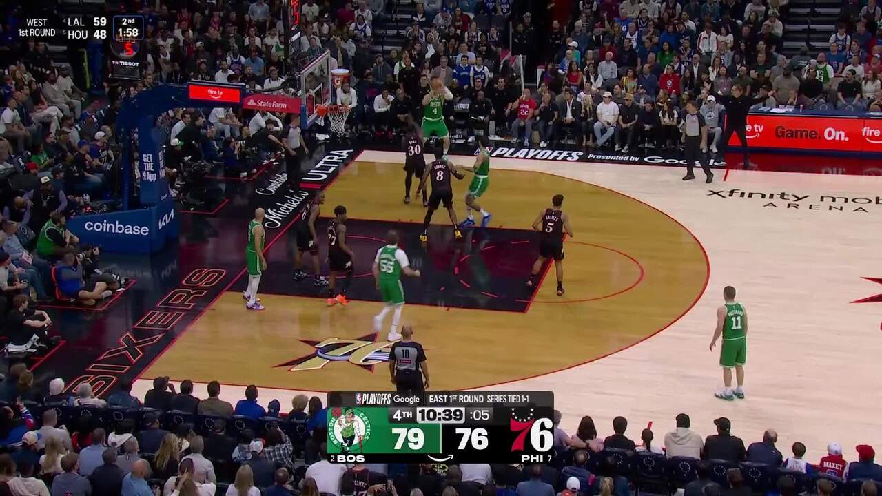 Nikola Vučević drills the trey
