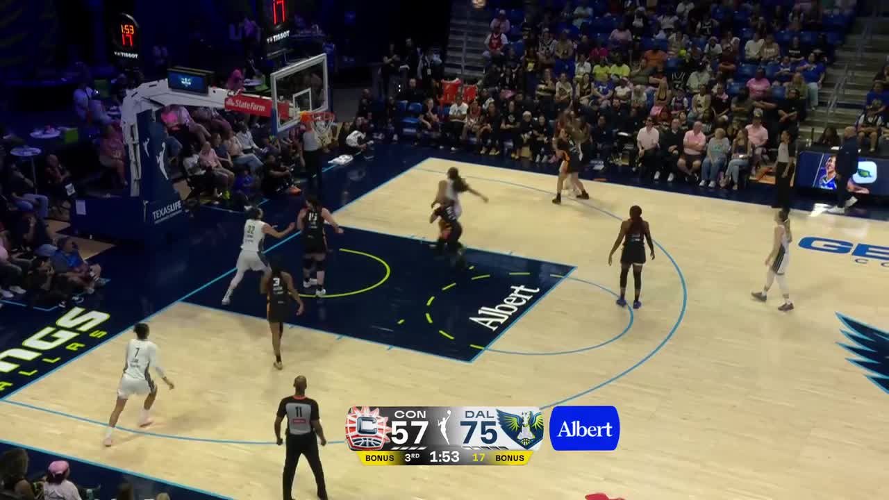 Aziaha James Top Points vs. Connecticut Sun