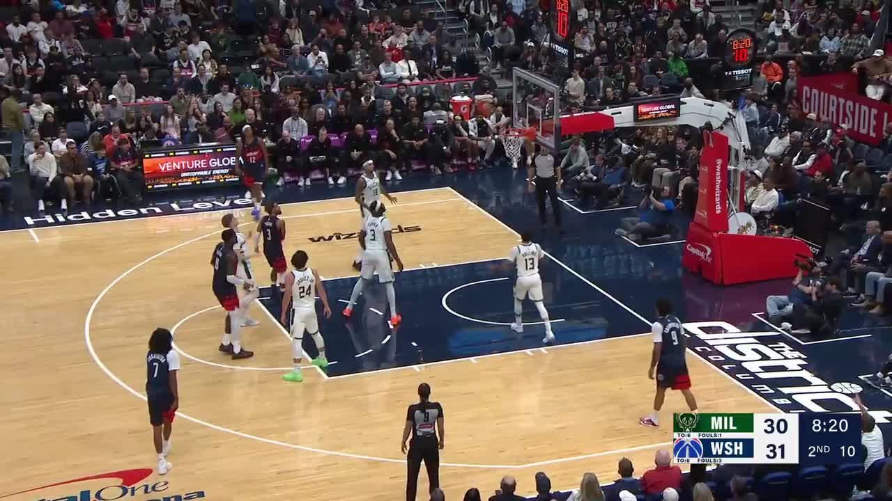 Trae Young finishes through contact