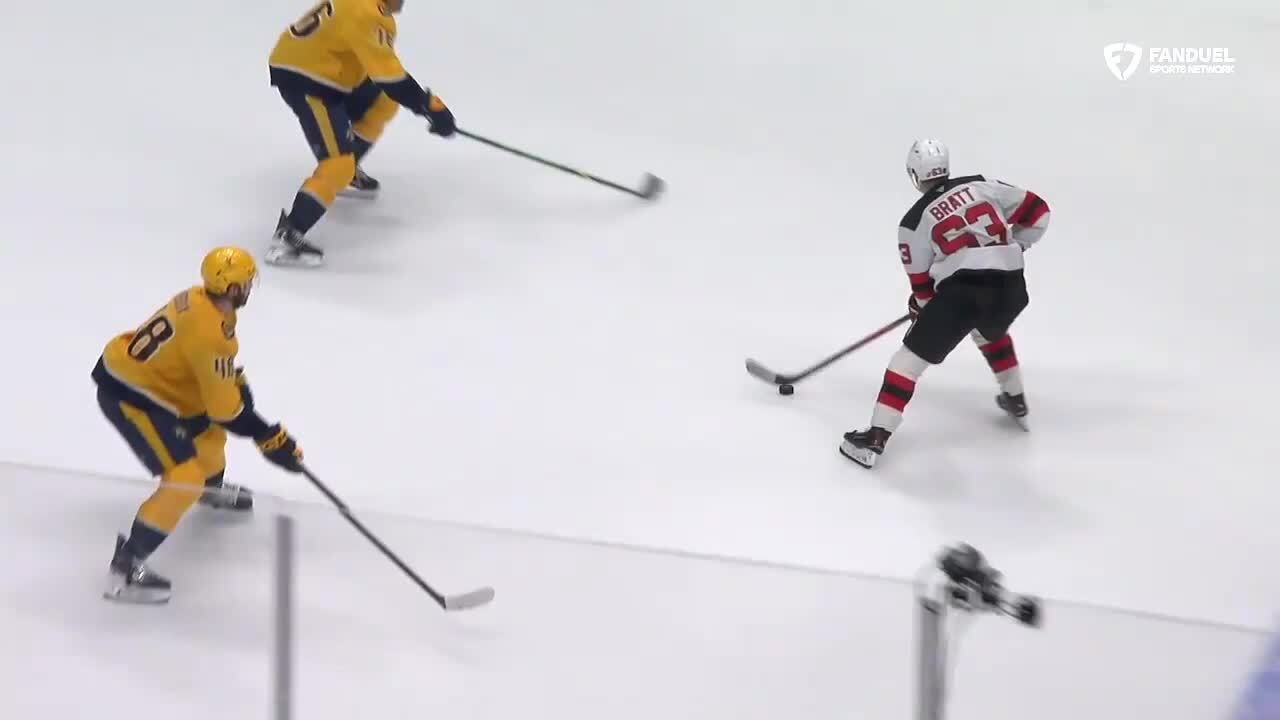 Nico Hischier with a Powerplay Goal vs. Nashville Predators