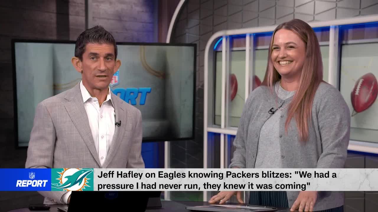 Dolphins HC Hafley reports Eagles knew Packers blitz packages from social media fan videos 'The NFL Report'