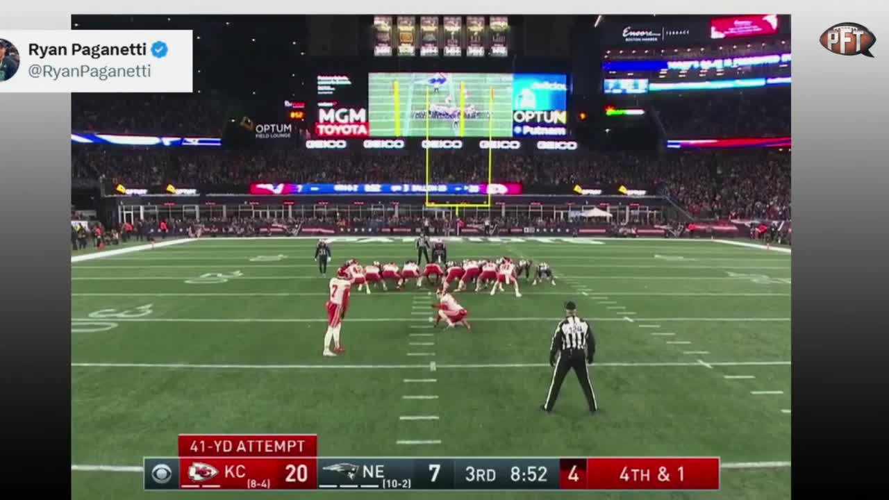 How the Patriots leverage the stadium video screen