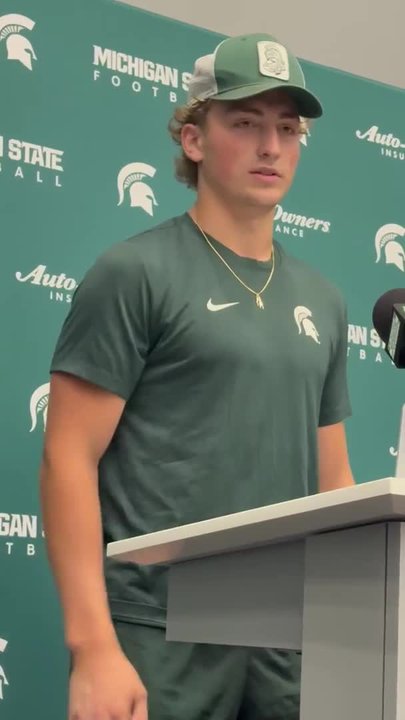 Michigan State football QB Alessio Milivojevic on first year as starter