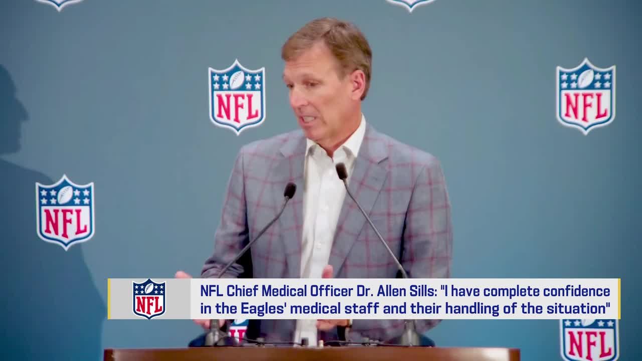 Latest from Fall League Meeting on Jalen Hurts' blood clot and decision to not punish Eagles 'GMFB'