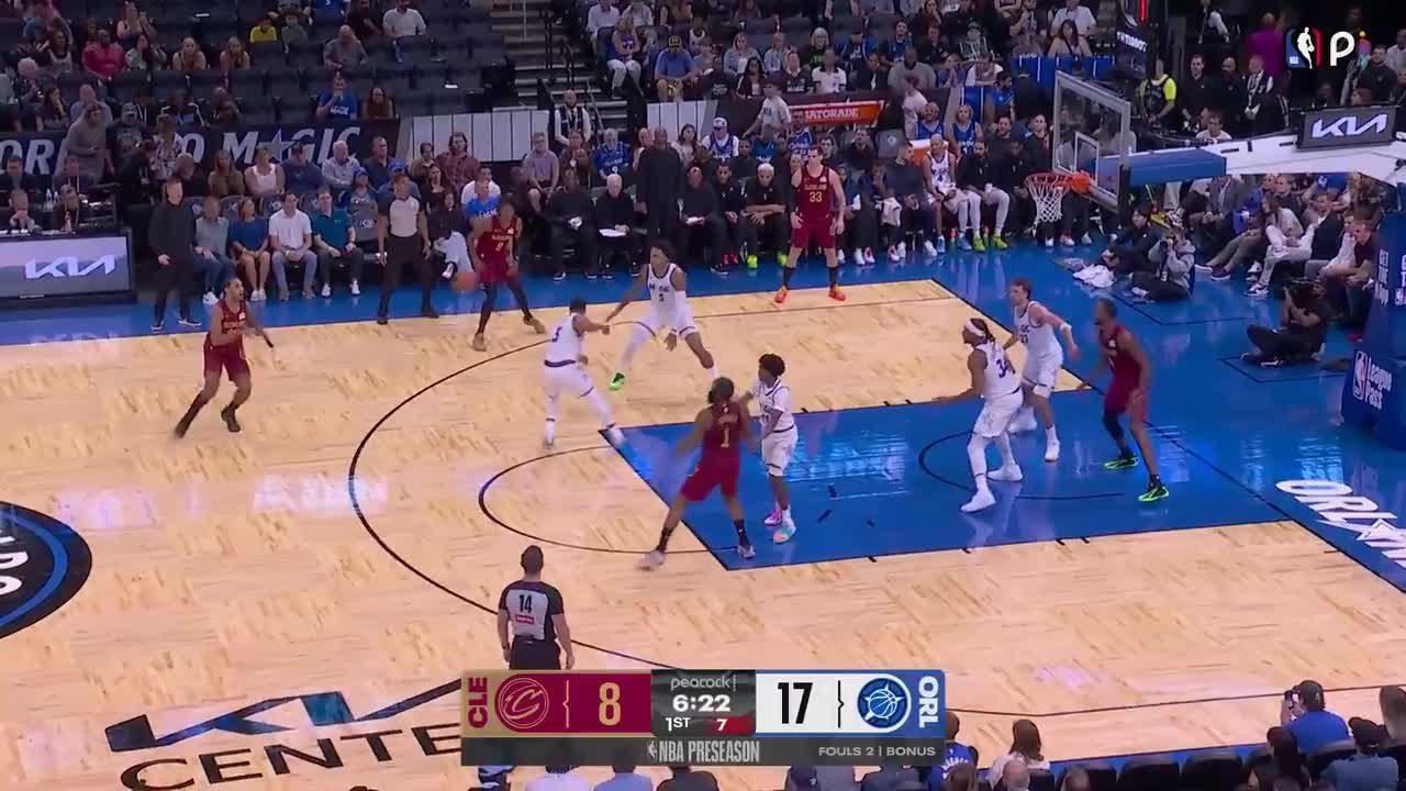 Peyton Watson with the flush