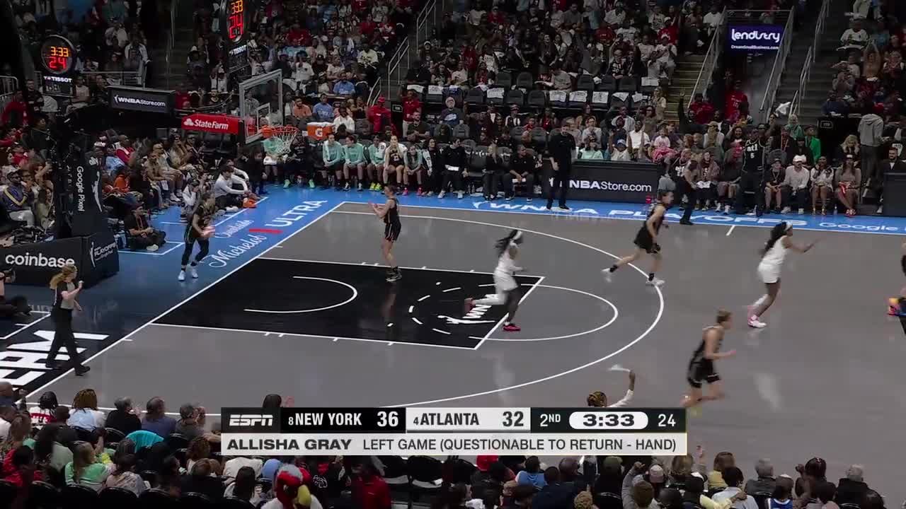 DeWanna Bonner Top Points vs. New York Liberty