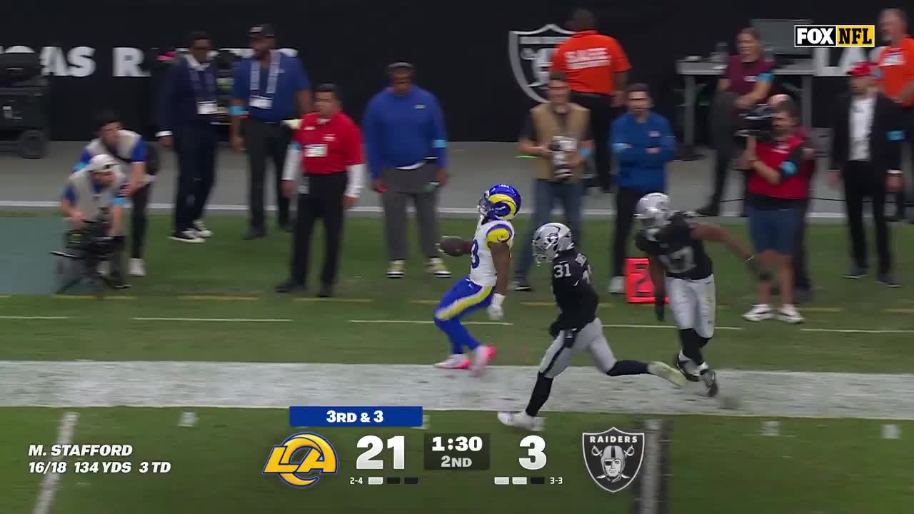 Kyren Williams' best plays from 1-TD, 99-yard game vs. Raiders Week 7