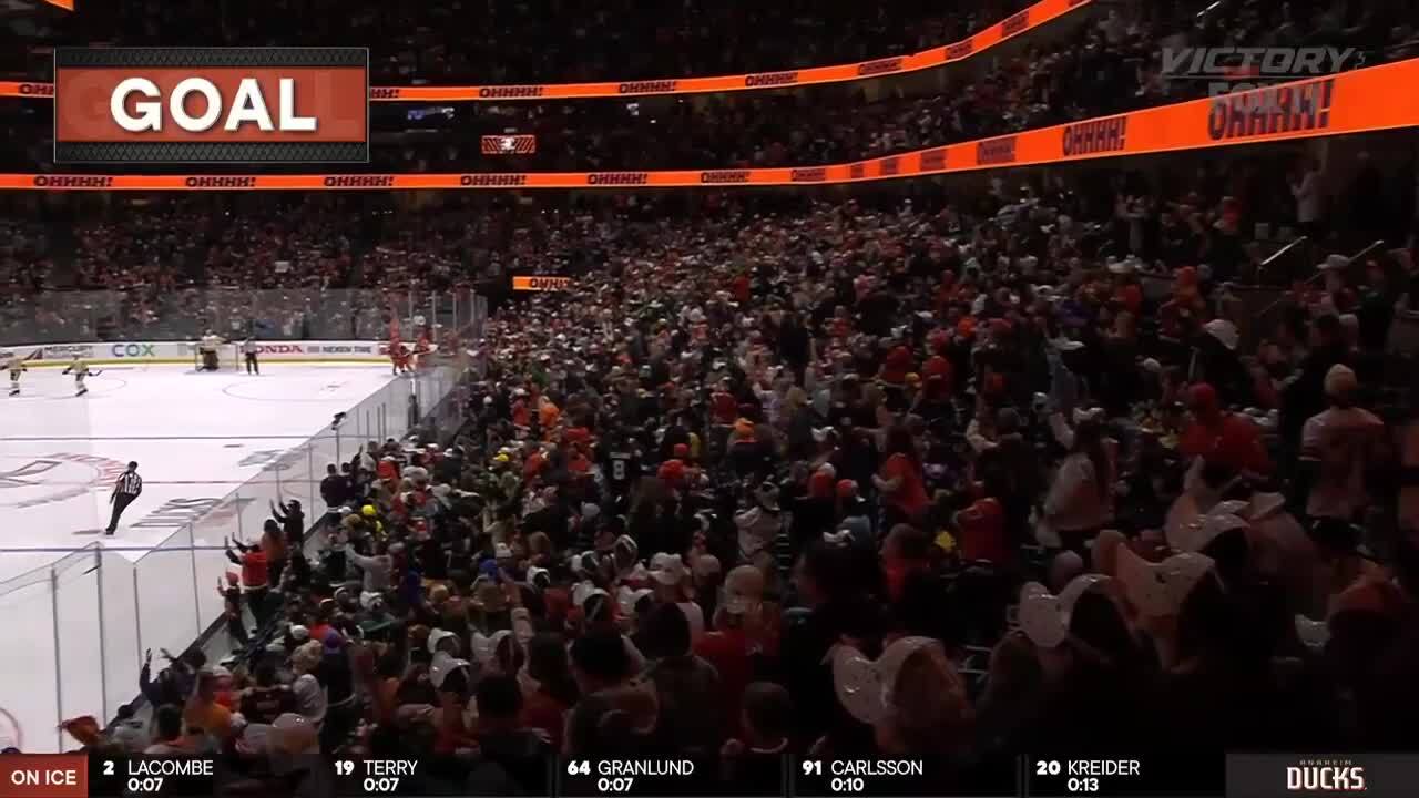 Chris Kreider with a Powerplay Goal vs. Pittsburgh Penguins