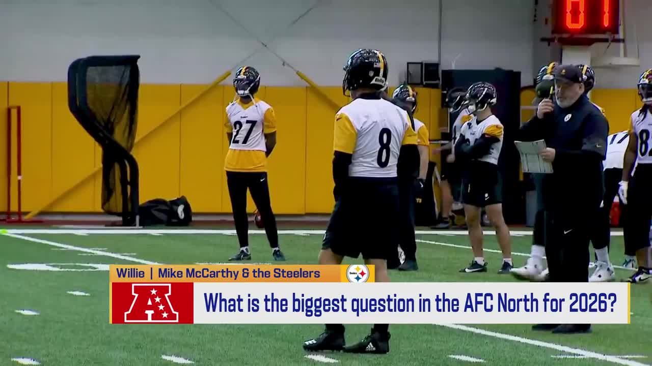What is the biggest question in the AFC North for 2026? 'GMFB'