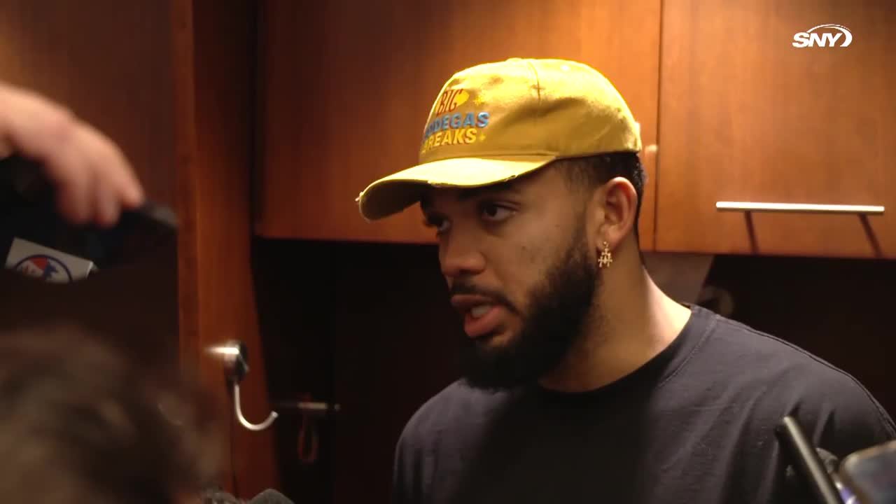 Karl-Anthony Towns and Jalen Brunson on Knicks better attention to detail leading to win