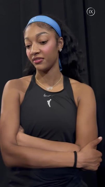 Angel Reese comments on midday tipoff for Game 6 at State Farm Arena