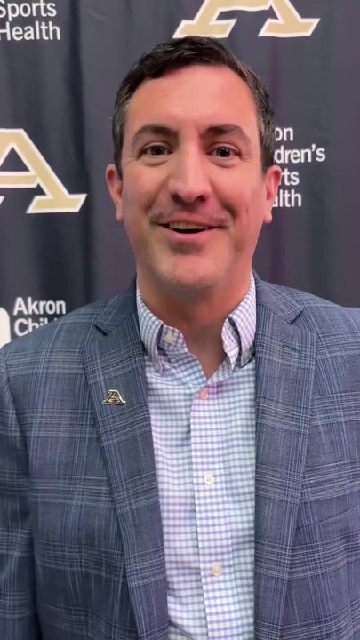 Akron senior deputy AD Matt Pottorff on Zips football contest. Video