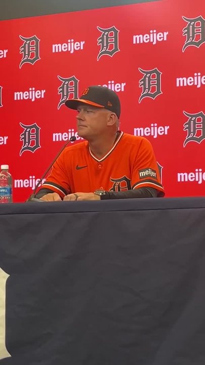 Tigers manager A.J. Hinch discusses Tarik Skubal's return to Comerica Park