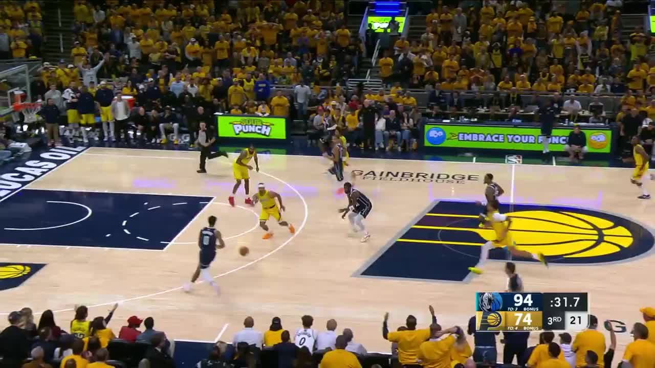 Max Christie rises up and throws it down