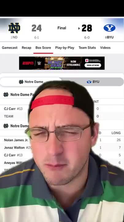 Notre Dame loses an absolute HEARTBREAKER to BYU