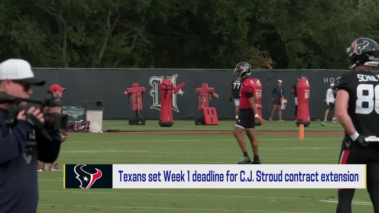 Garafolo: Texans set Week 1 deadline for C.J. Stroud's contract extension 'GMFB'