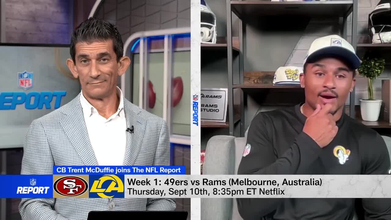 Trent McDuffie opens up on Aaron Donald's return to Rams 'The NFL Report'