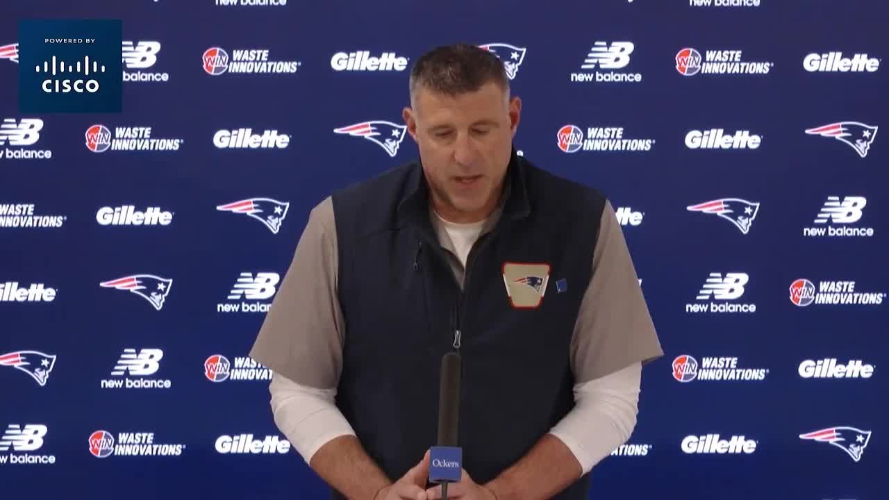 Mike Vrabel self-assesses the Patriots 8 Weeks into the season