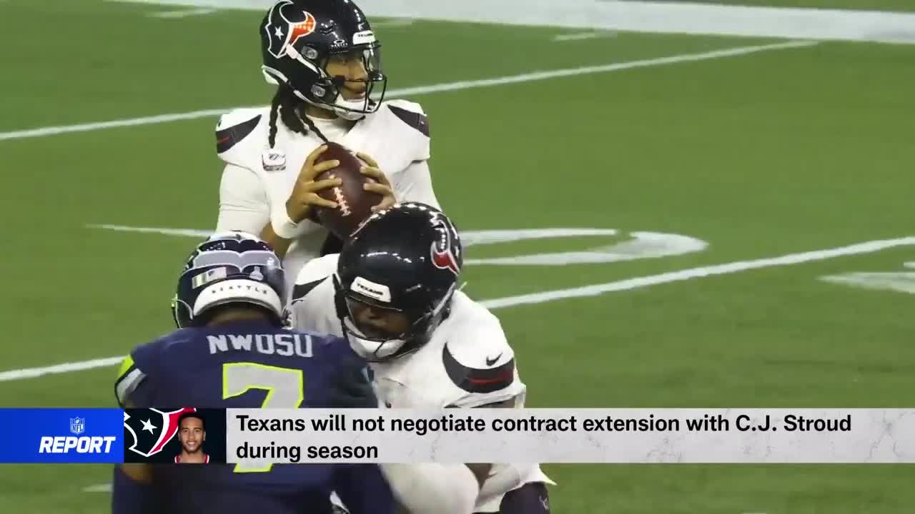 Texans down to the wire to negotiate Stroud's contract extension 'The NFL Report'