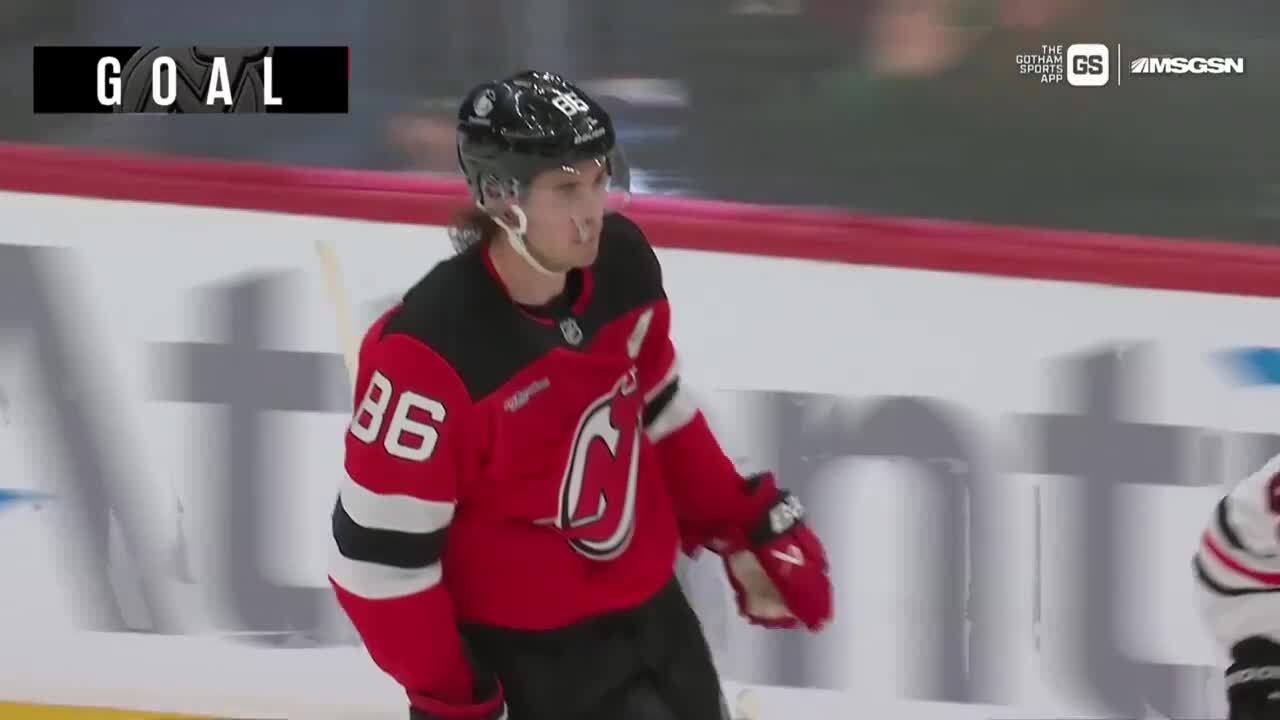 Jack Hughes with a Goal vs. Chicago Blackhawks