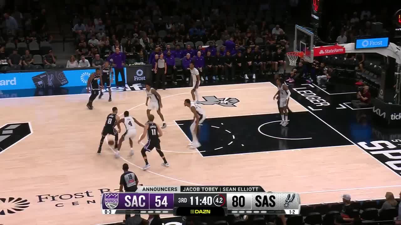 San Antonio Spurs vs. Sacramento Kings - Game Highlights